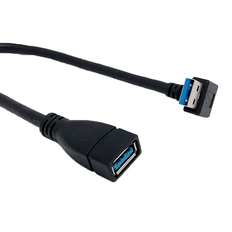 USB 3.0 A公头 90度 转 A母头线材