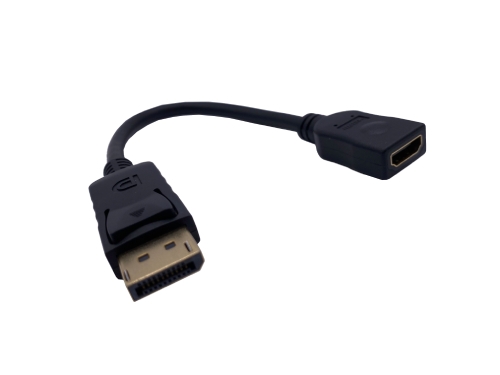 DisplayPort 公头(带芯片)转 HDMI 母头