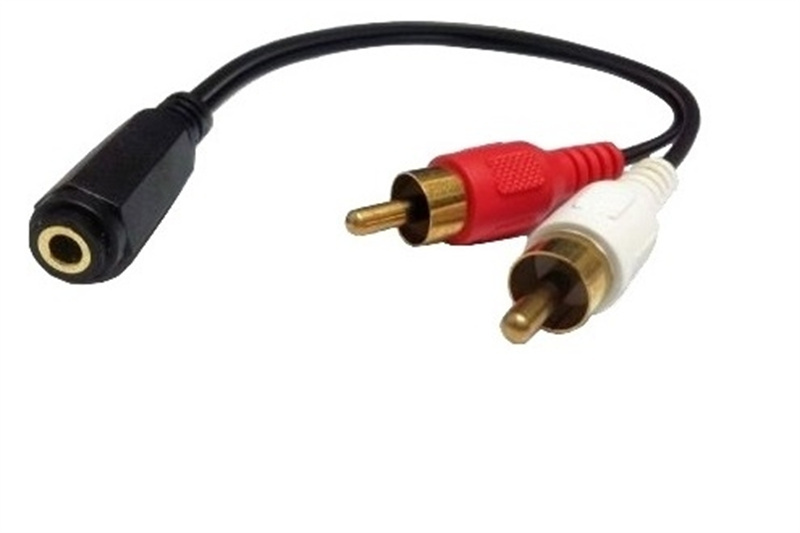 音源线 - 3.5mm 插头 转 RCA 接头