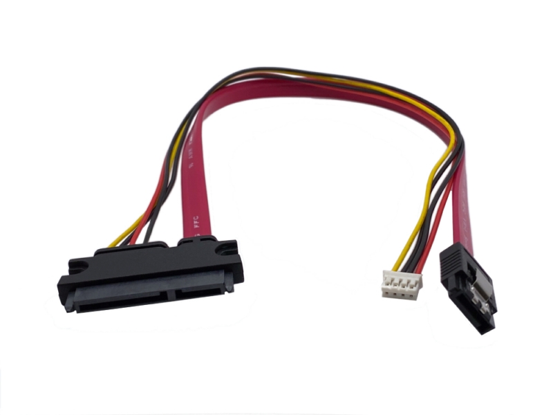 SATA 22 Pin 转 SATA 7 Pin + PH2.0 4 Pin