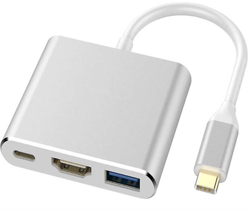 USB 集线器 - USB Type C 接 HDMI + USB 3.0 + USB PowerDelivery快充