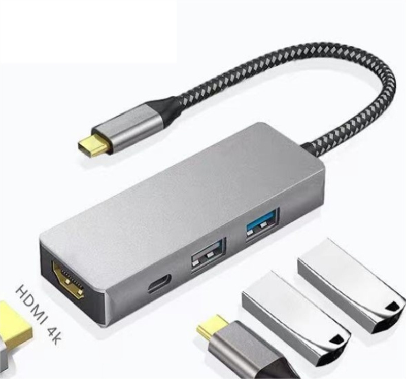 USB 集线器 - USB Type C 接 HDMI + USB 3.0 + USB 2.0 + USB PowerDelivery快充