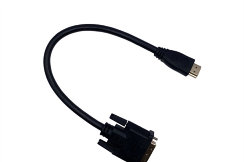 DVI 18+1 Pin 公头 转 HDMI 公头 线材