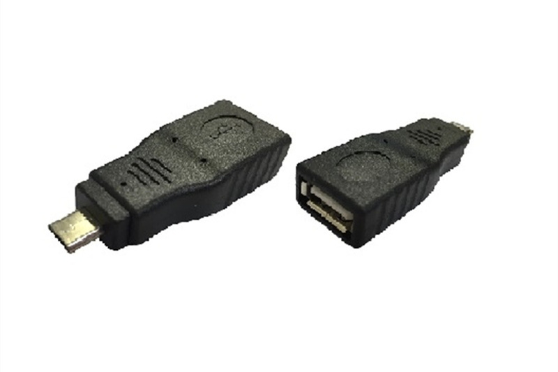 USB A母头 （包覆式） 转 Mini USB A公头 转接头