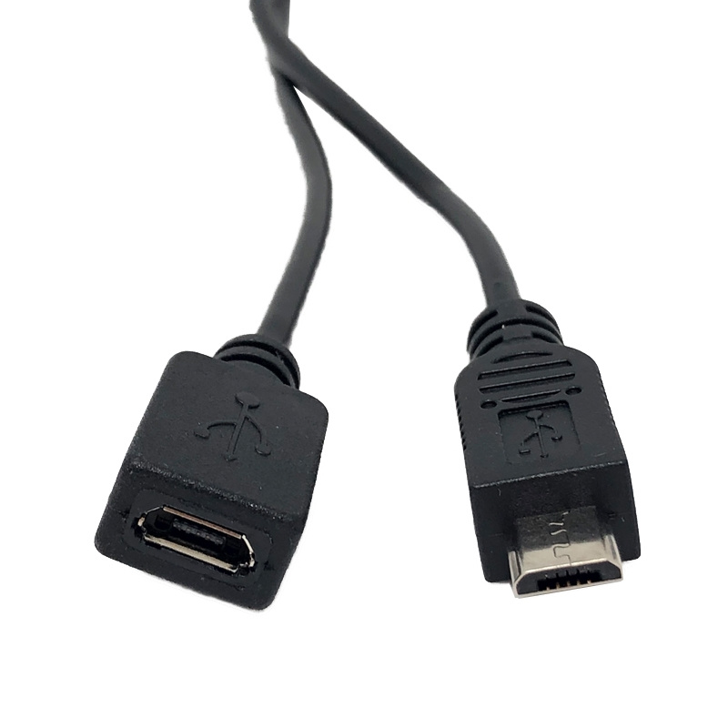 Micro USB B 公头 转 Micro USB B 母头线材